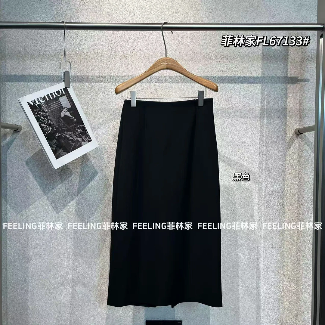 菲林家FL 67133【木桶裙5.0】 捏褶长裙