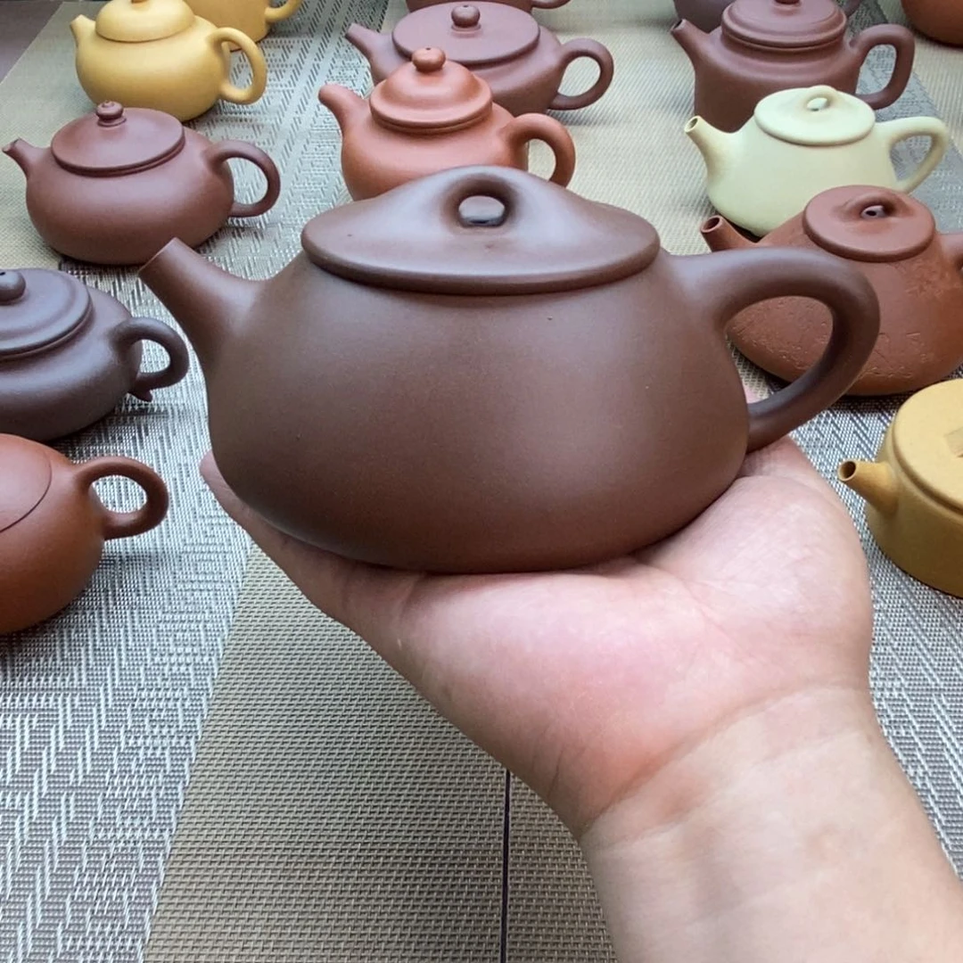 十***二茶壶紫砂紫砂石瓢