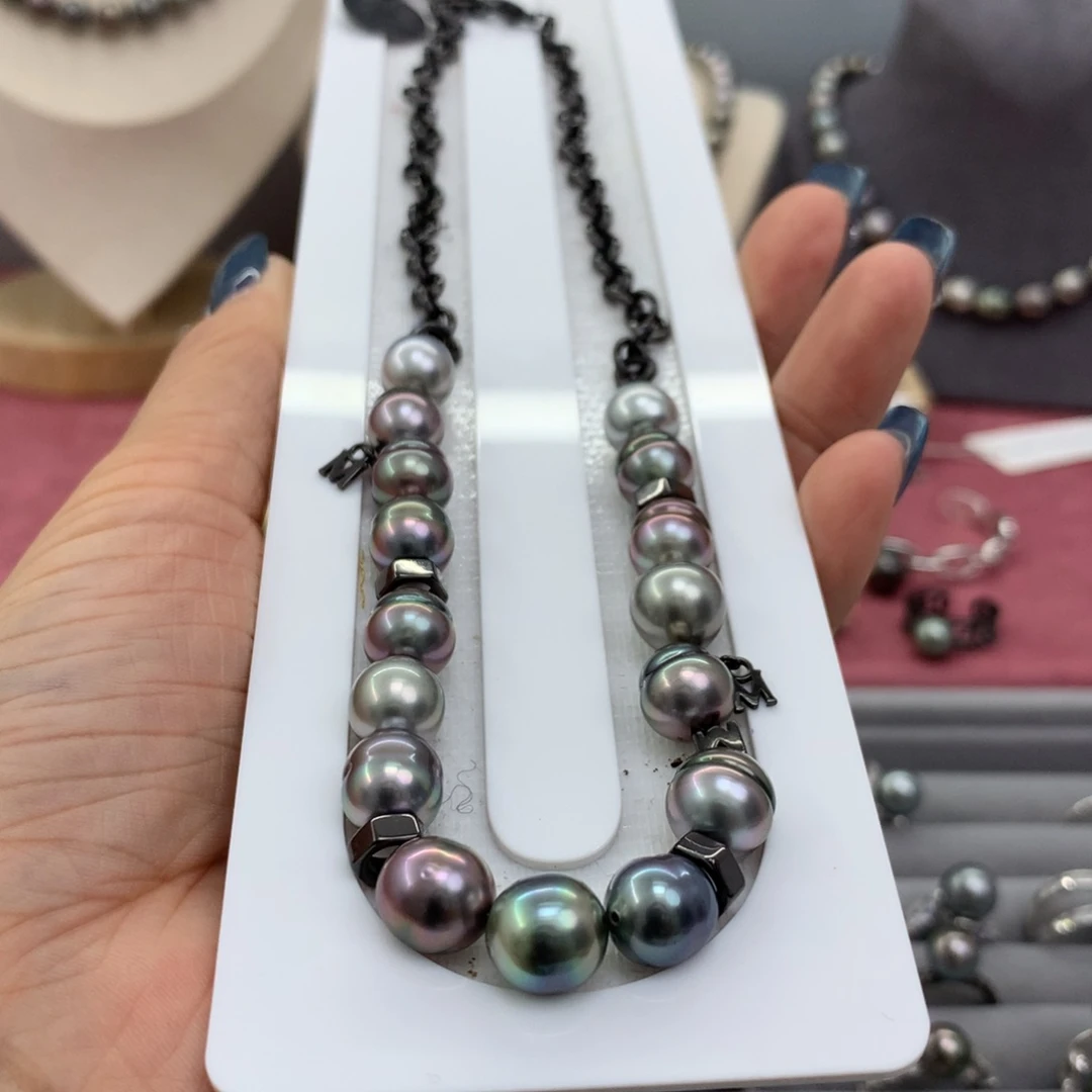 海水珍珠颈饰银S925镶嵌一**量