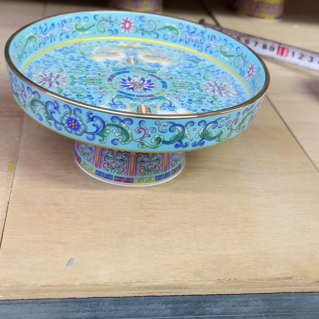 【闪购商品】珐琅6英寸1湖水蓝。。。。