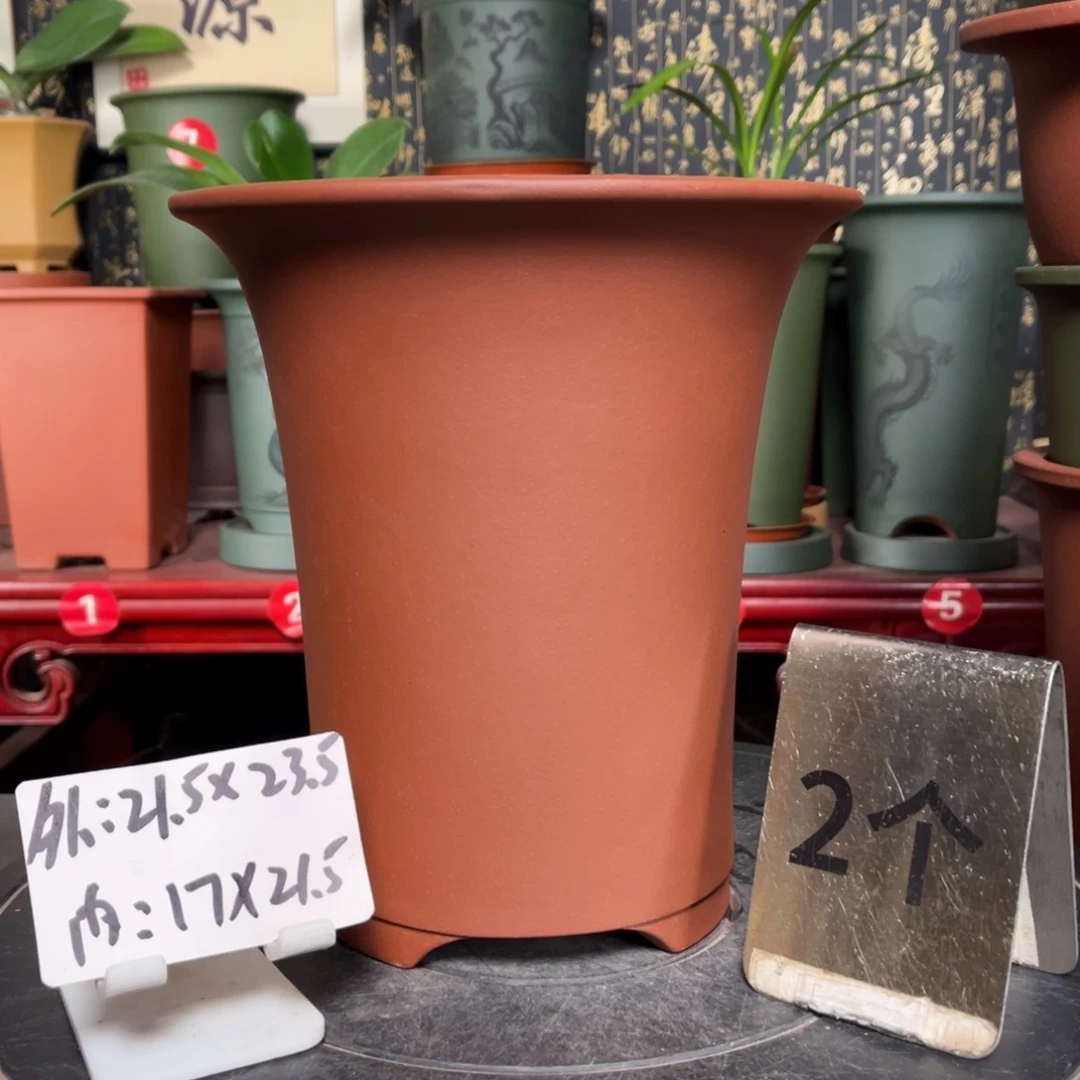 紫砂花盆紫砂花盆