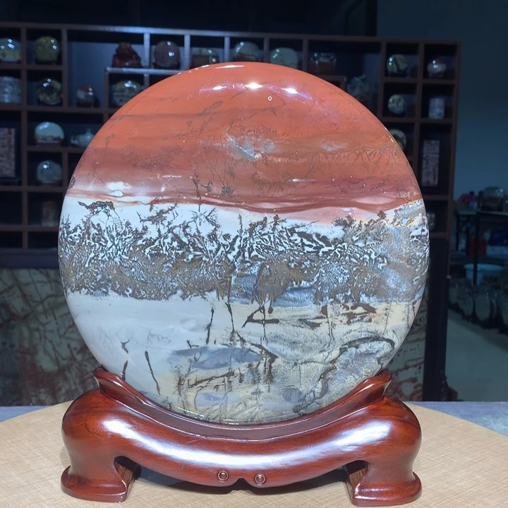 广西国画石摆件，观赏收藏