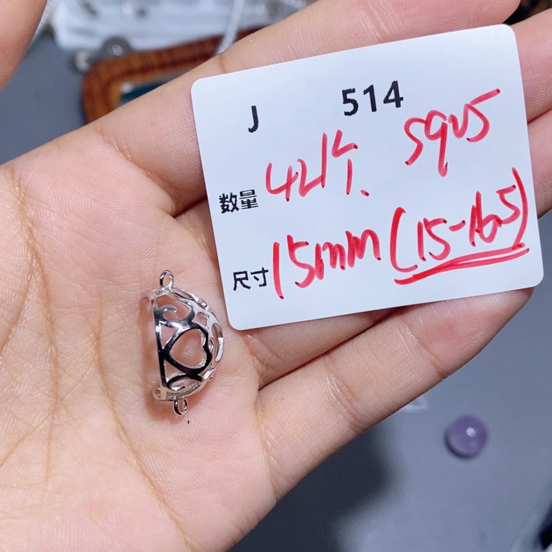 银S925镶嵌颈饰水晶J514