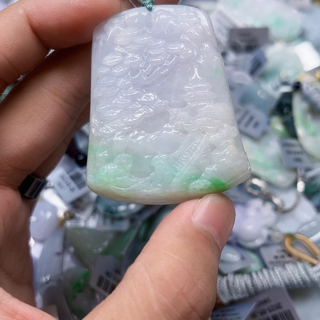 翡翠未镶嵌颈饰缅甸翡翠a货