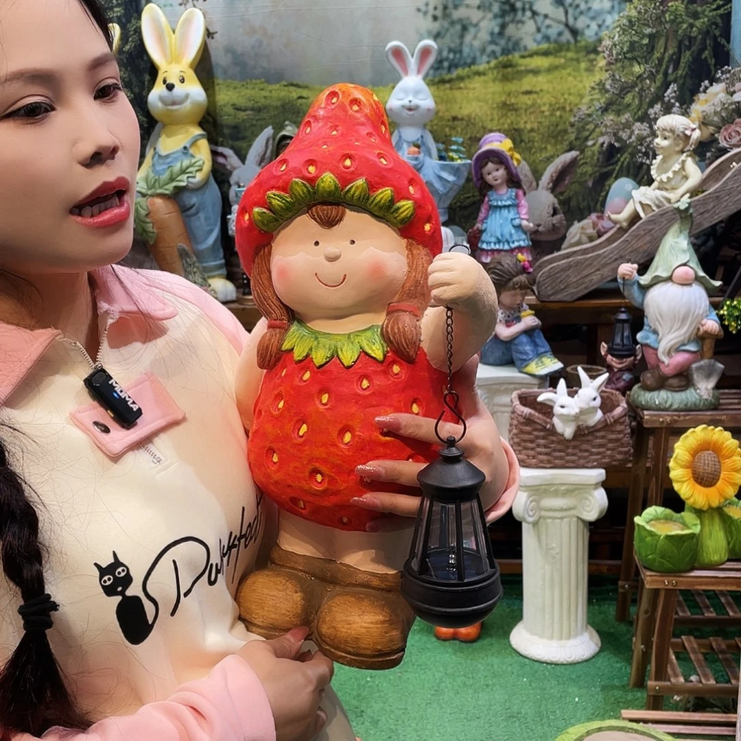 摆件花园摆件红红火火