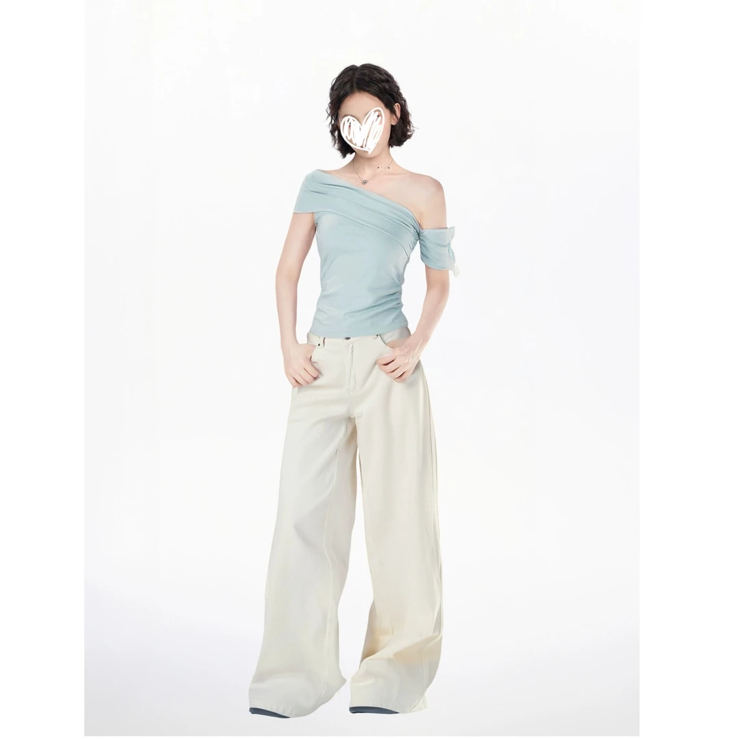 “极光梦境”设计感绵重工烫钻气质上衣