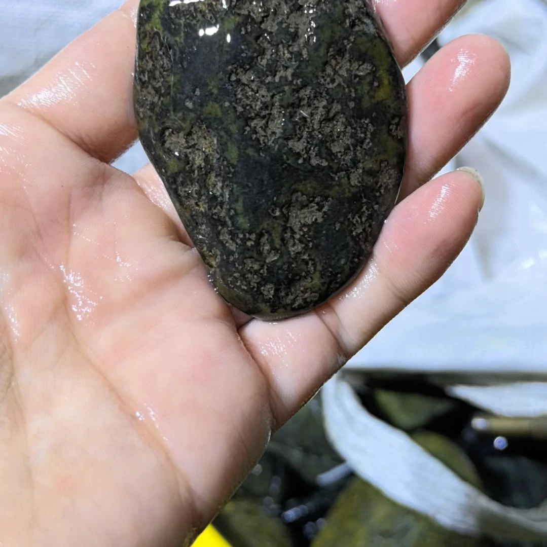 奇***石有机玻璃藏玉药王石原石一个