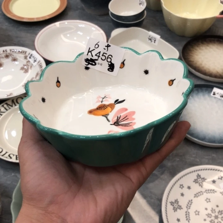 陶瓷微瑕盘碗碟介意勿拍