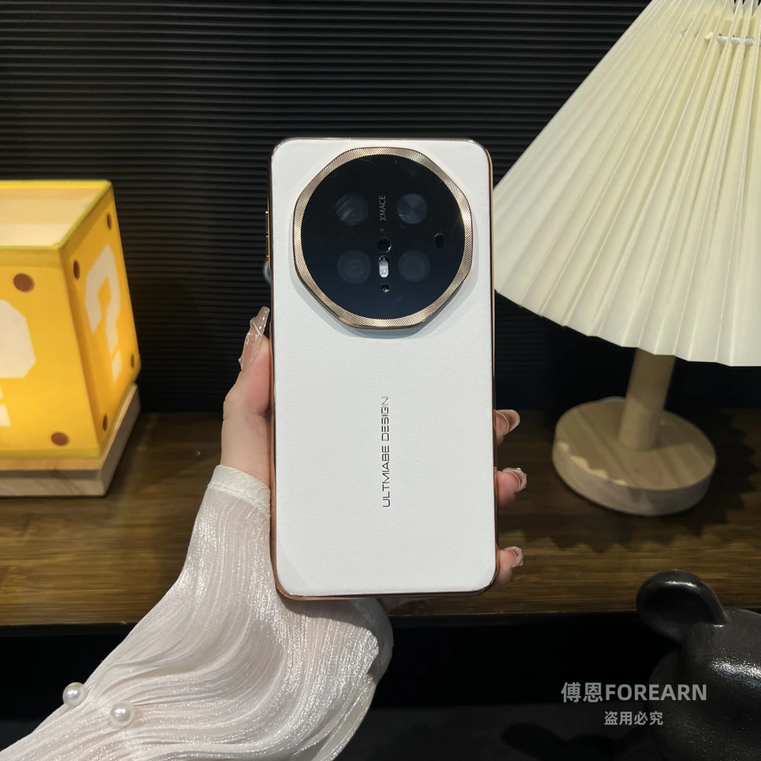 适用于华为mate70pro手机壳真皮mate70rs非凡大师支架保护套男女