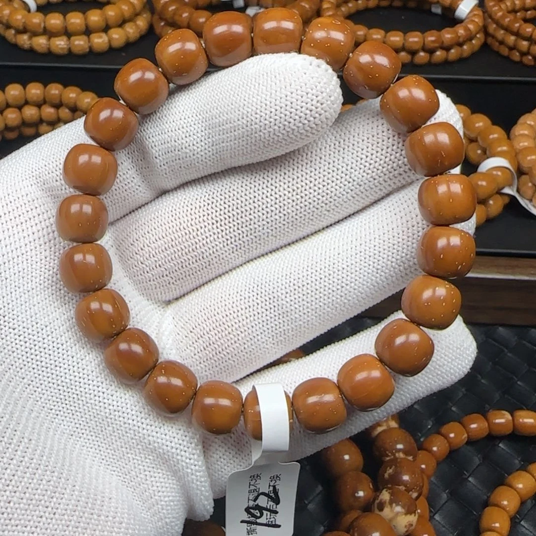 紫金鼠手串10.3mm实心老型（咖皮老料）清仓福利192