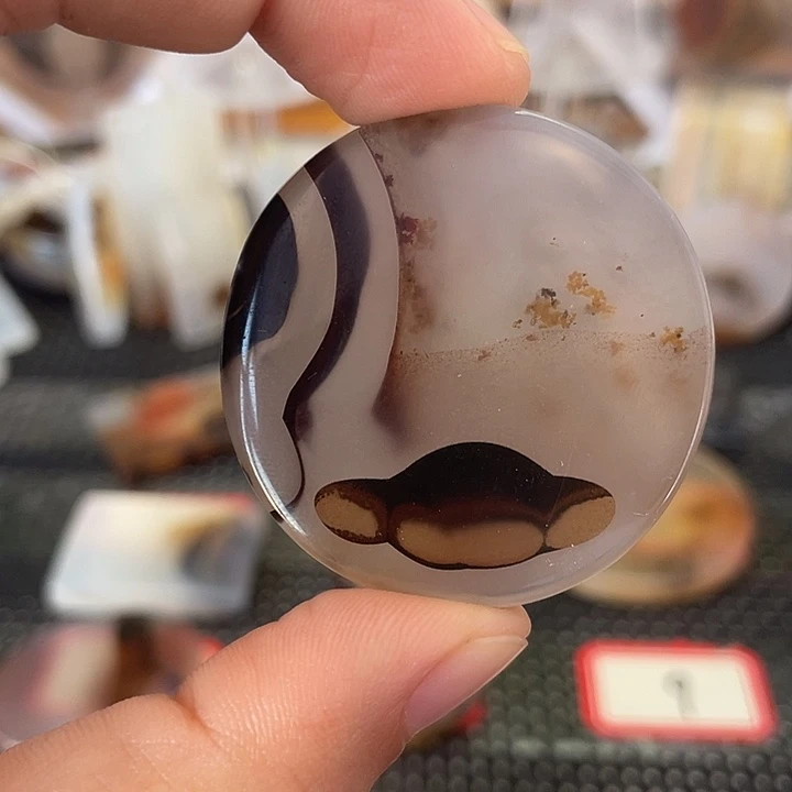 玛瑙/玉髓合金颈饰