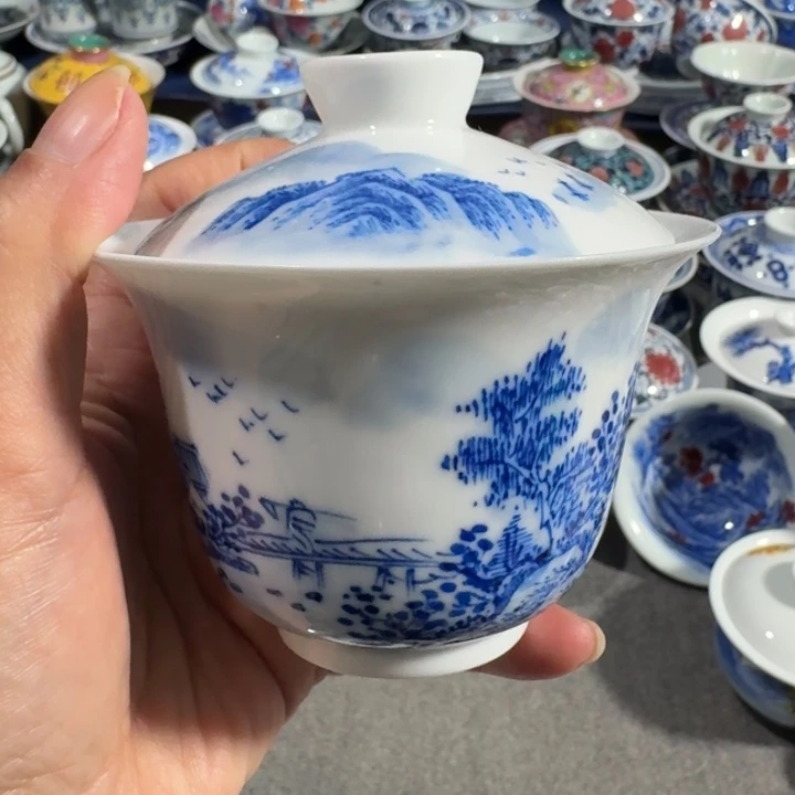 景德镇手工手绘杯