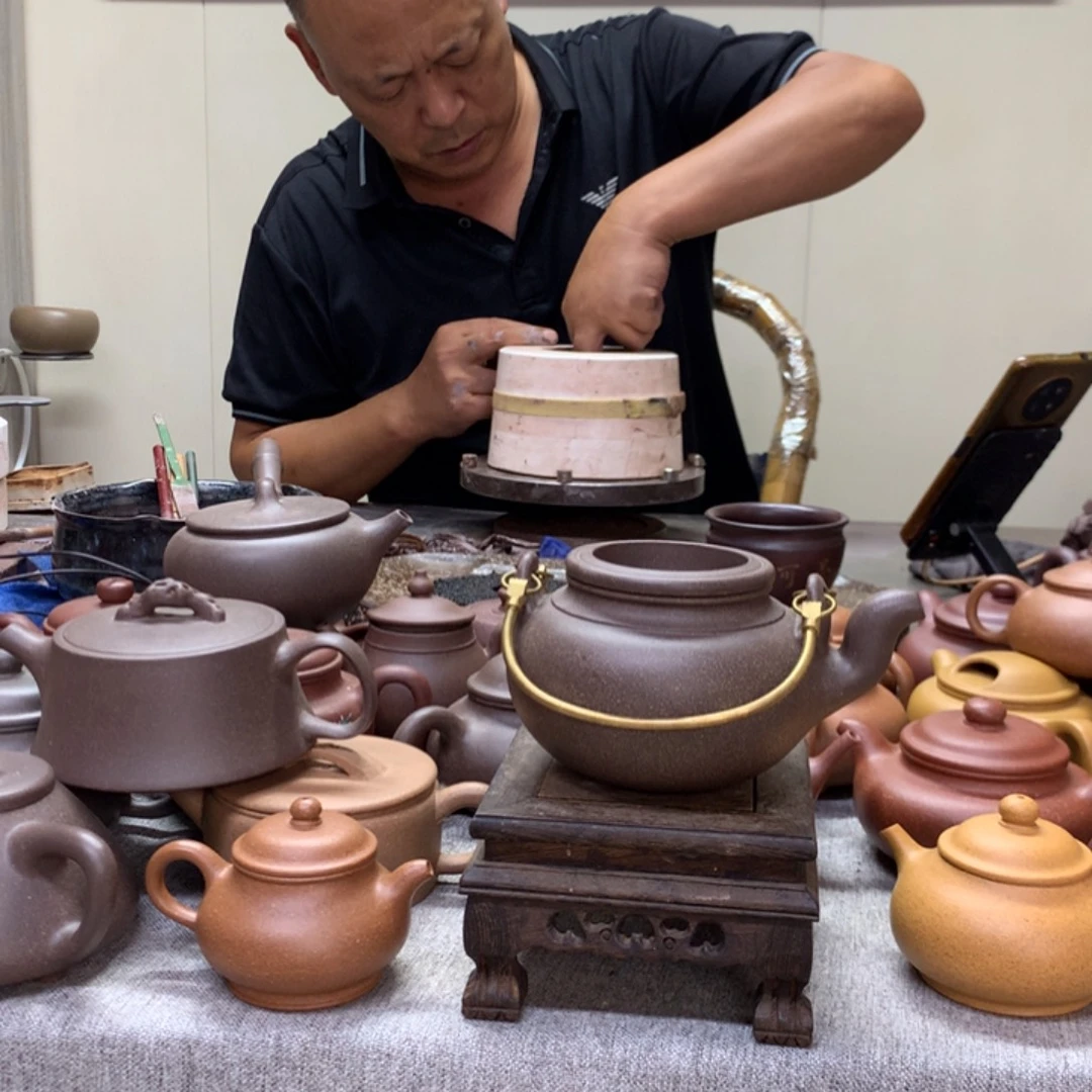 茶壶紫泥蛋包430 C半手工制作