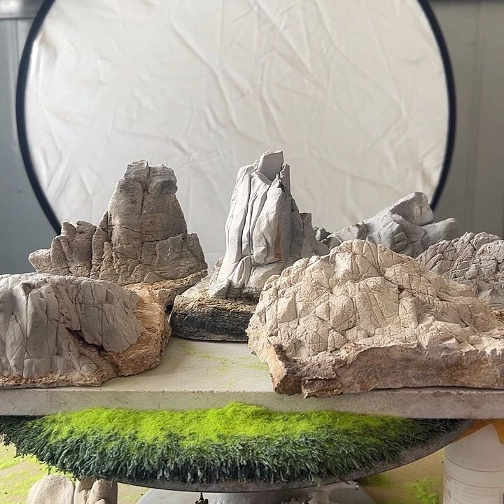 太行奇石盆景摆件