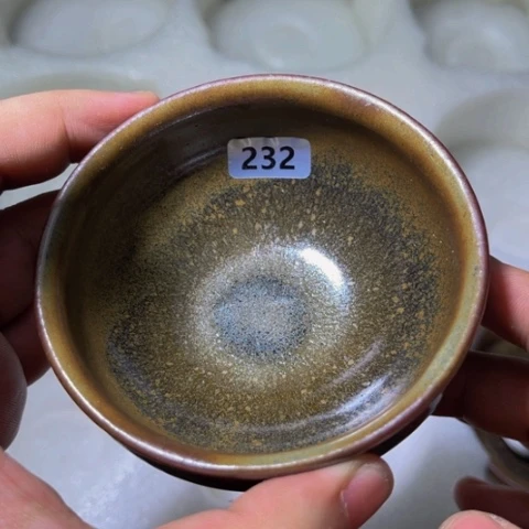 茶盏原矿原釉柴烧建盏
