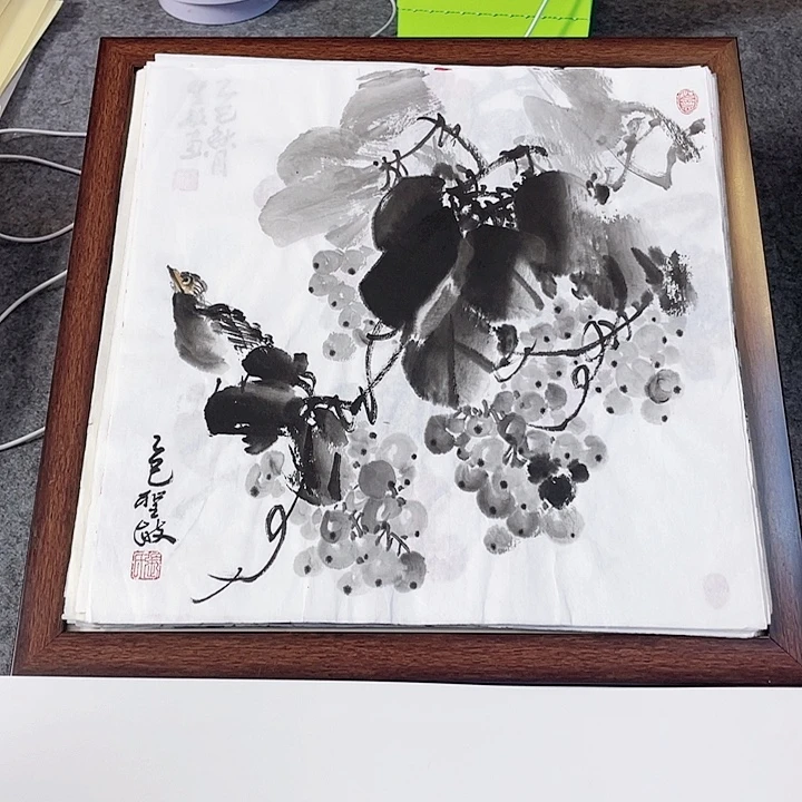 国画张圣敏先生纯手绘作品