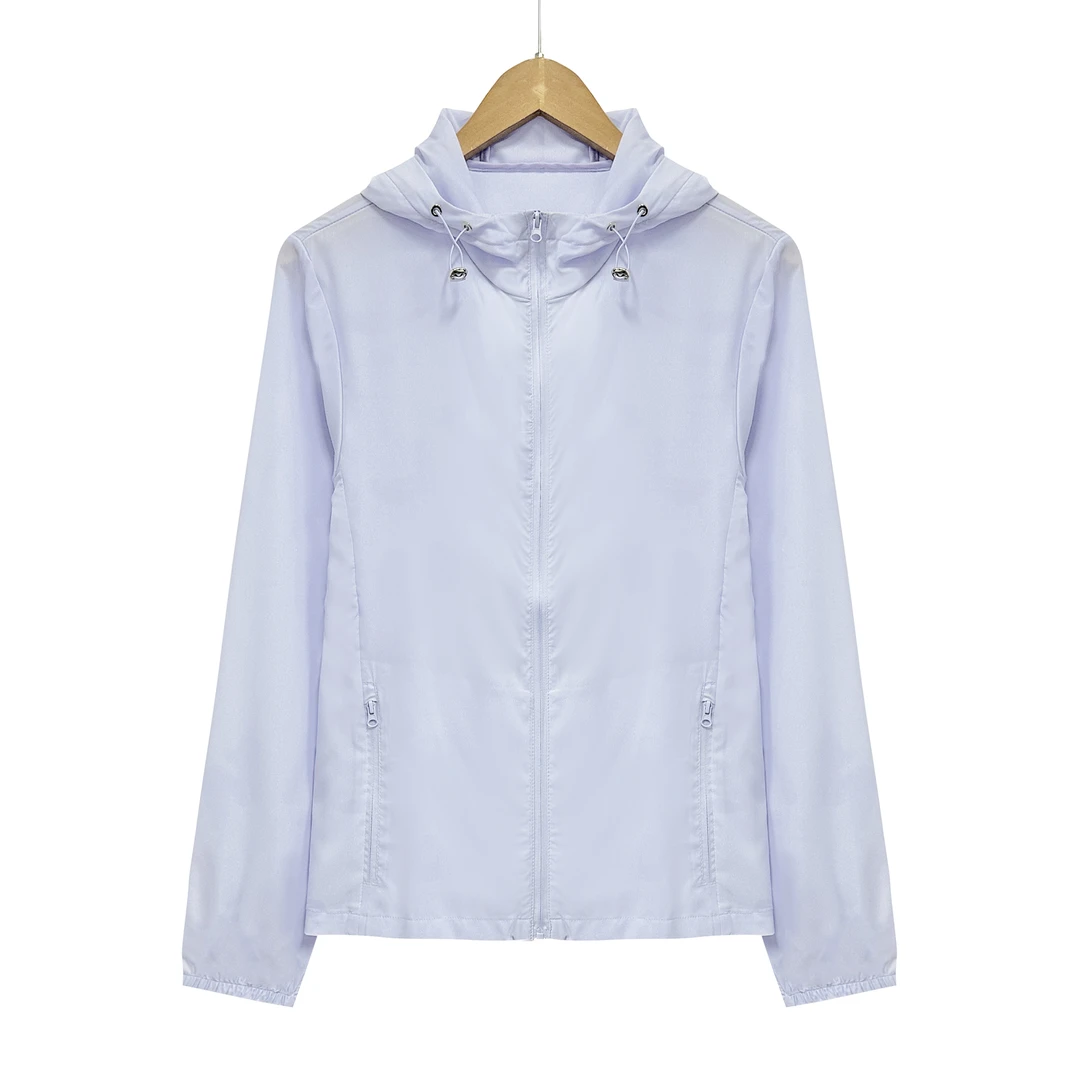 冰爽不闷热！男女情侣款贴身亲柔舒适防晒夏日户外连帽防晒衣E953