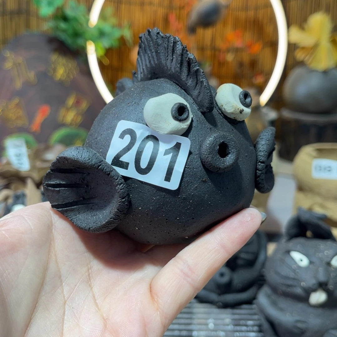 木村信鸿柴烧宝瓶