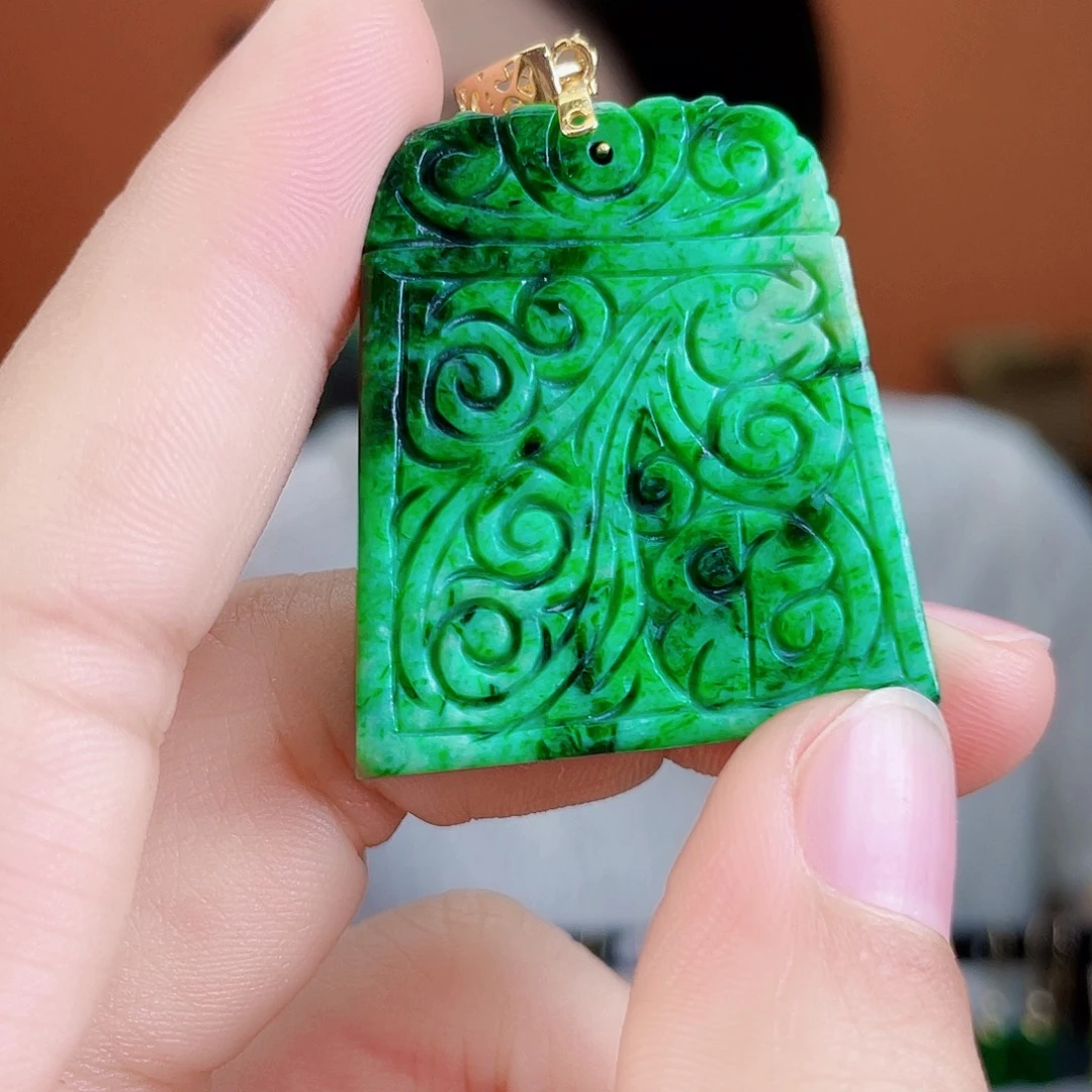 翡翠未镶嵌耳饰饰品