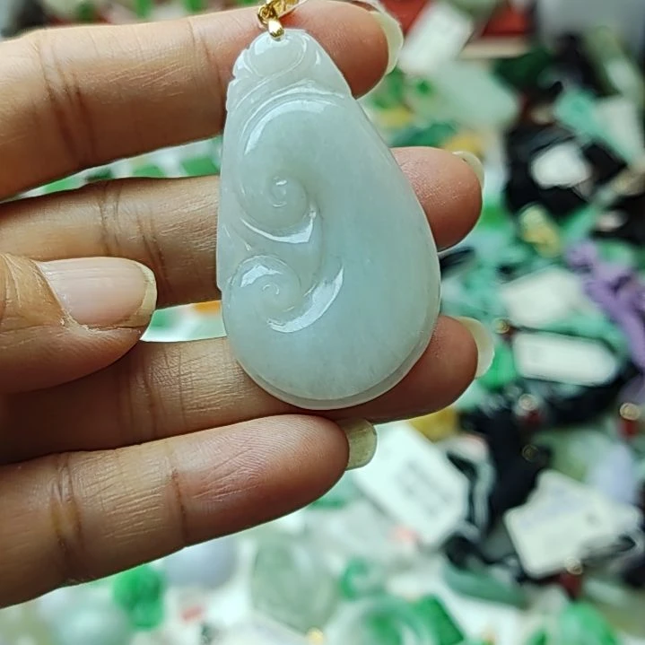 翡翠银S925镶嵌颈饰18