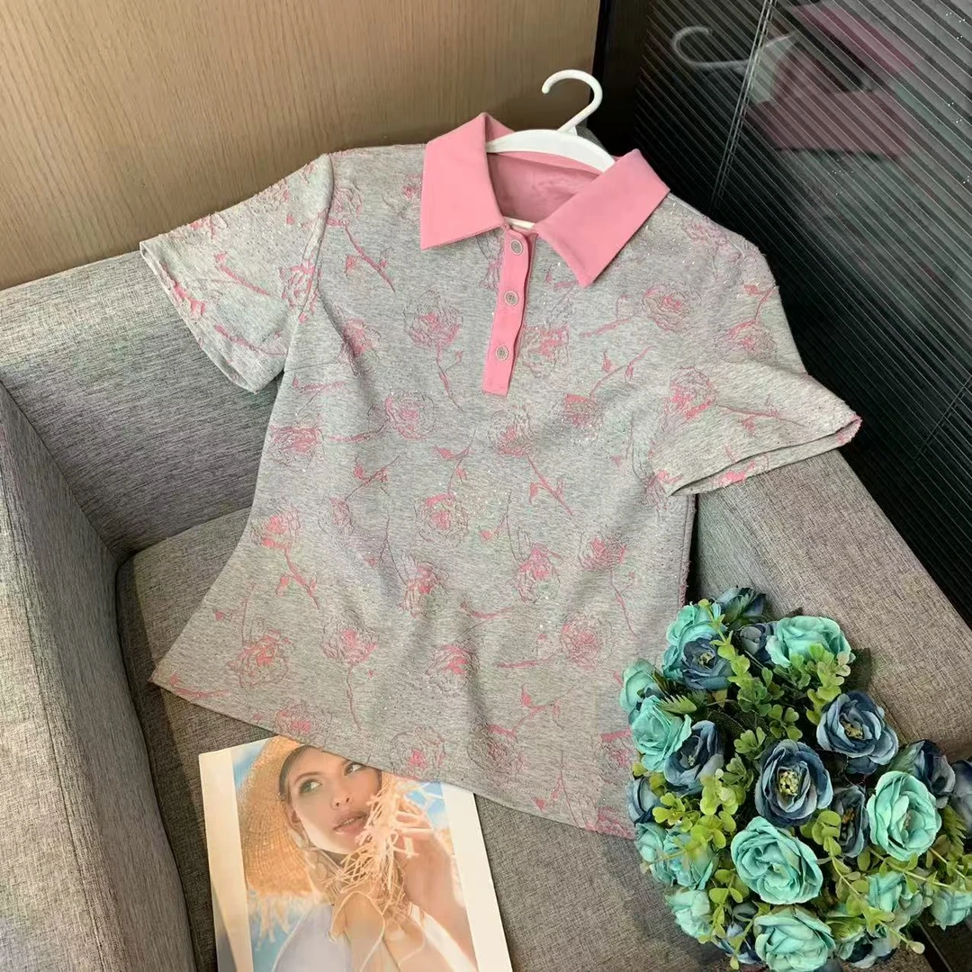 夏季新款设计感女款半袖T恤-X7741