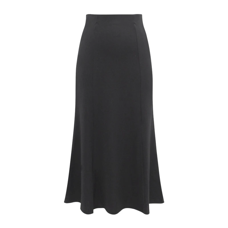 朵以2025秋季新款气质时尚通勤高腰显瘦半身裙鱼尾裙40VQ648366