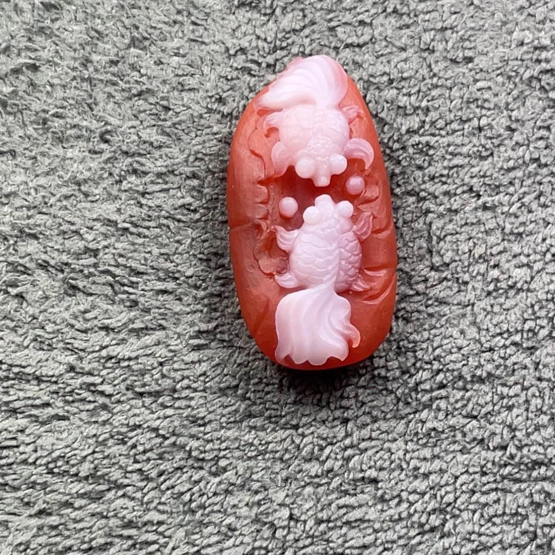 南红玛瑙未镶嵌颈饰