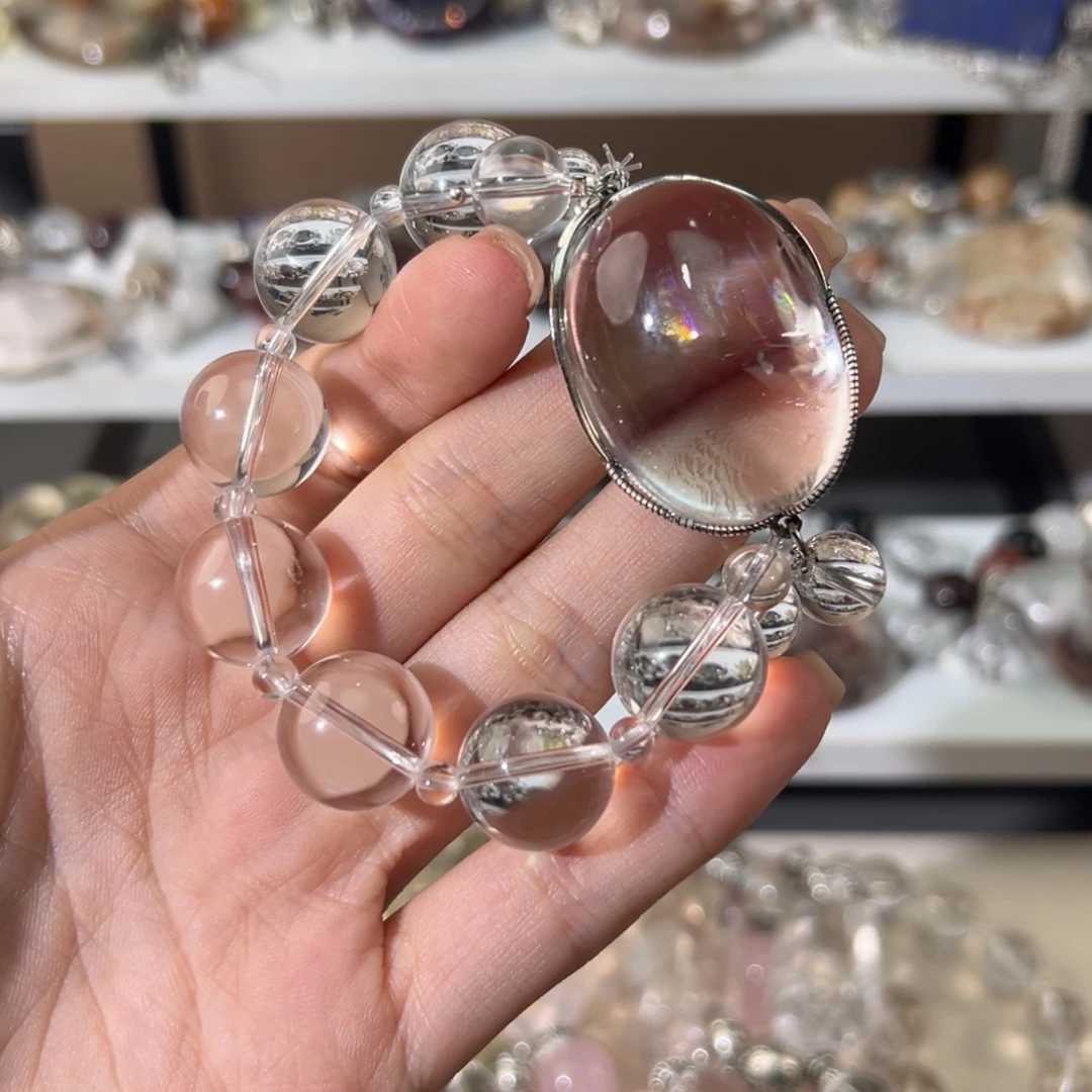 九***妹合金手链水晶手串