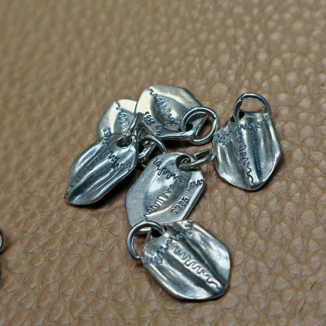 925银银制品 尺寸13*9mm左右S925三界侧挂《小鱼文玩》O023