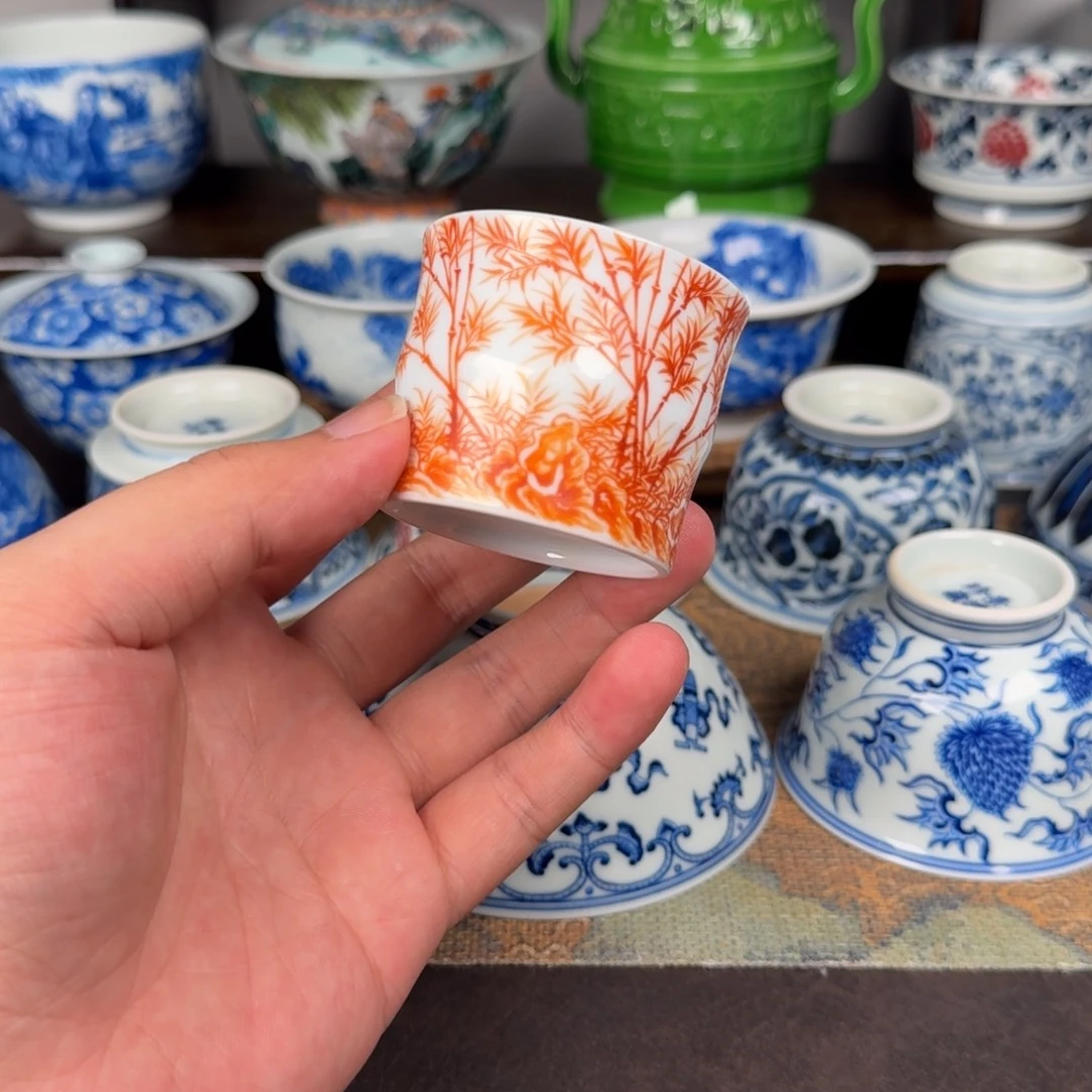 现代手工手绘茶器