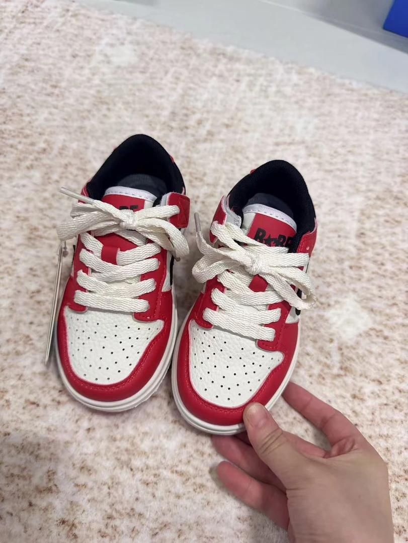 XB25C1085儿童时尚百搭舒适高颜值真皮板鞋