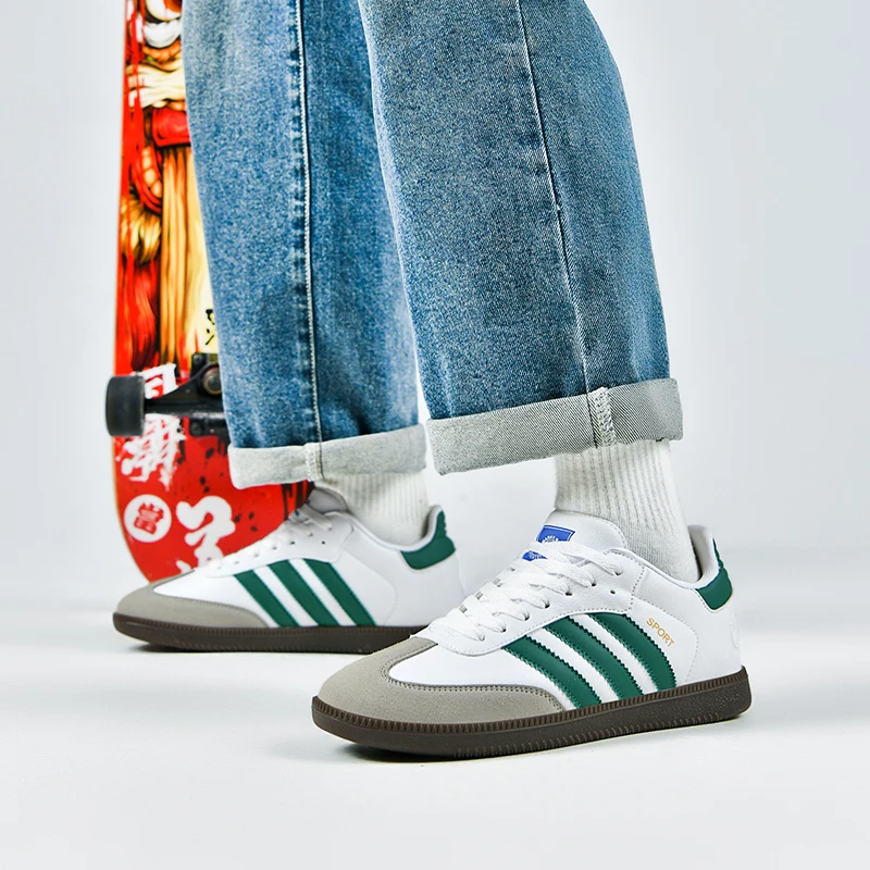 茉寻【”德训鞋“】2025新款春夏复古平底女休闲情侣板鞋百搭潮流