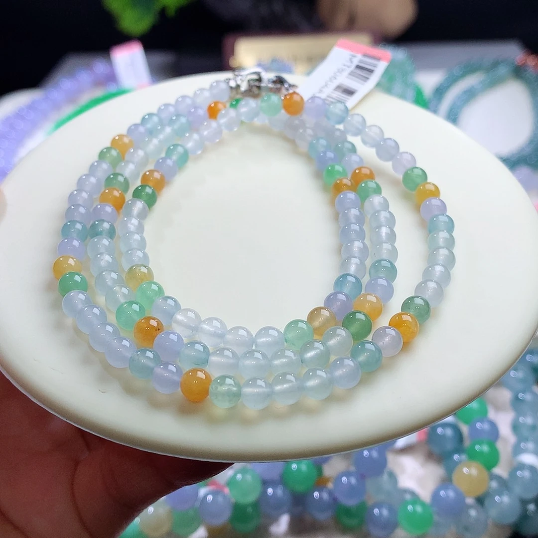 项链未镶嵌翡翠卡5mm