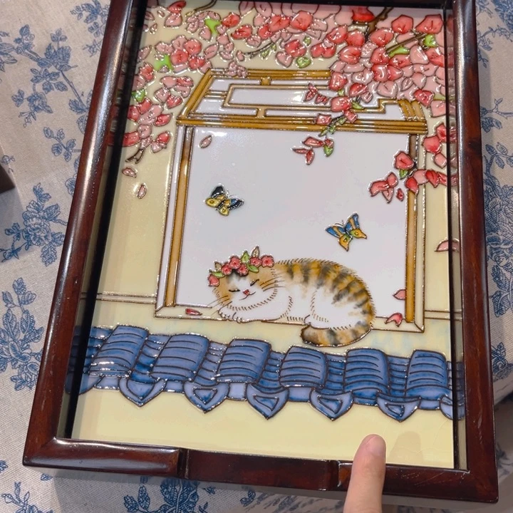 一体款瓷板画艺术作品