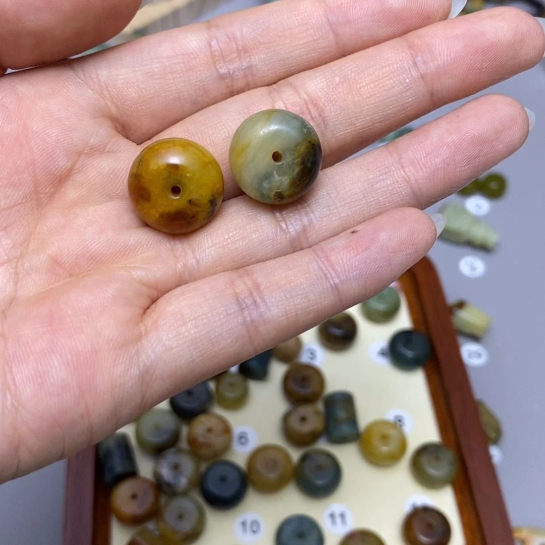 蛇纹石玉合金配饰?***࿐
