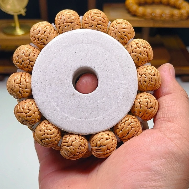 桃核手串野生金豆
