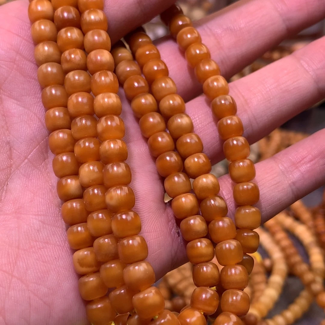 星月菩提吊坠7×6全玉化老型脖挂