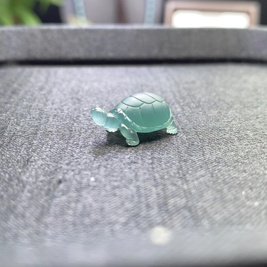 翡翠未镶嵌手链卡21小乌龟