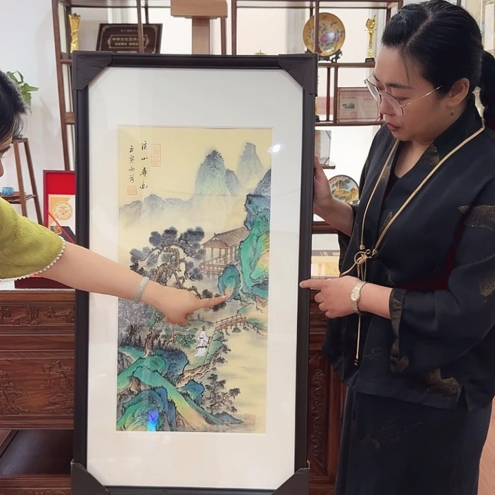 国画雨荷老师精品国画