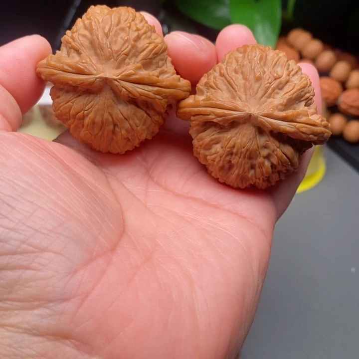 吊坠文玩核桃白狮子