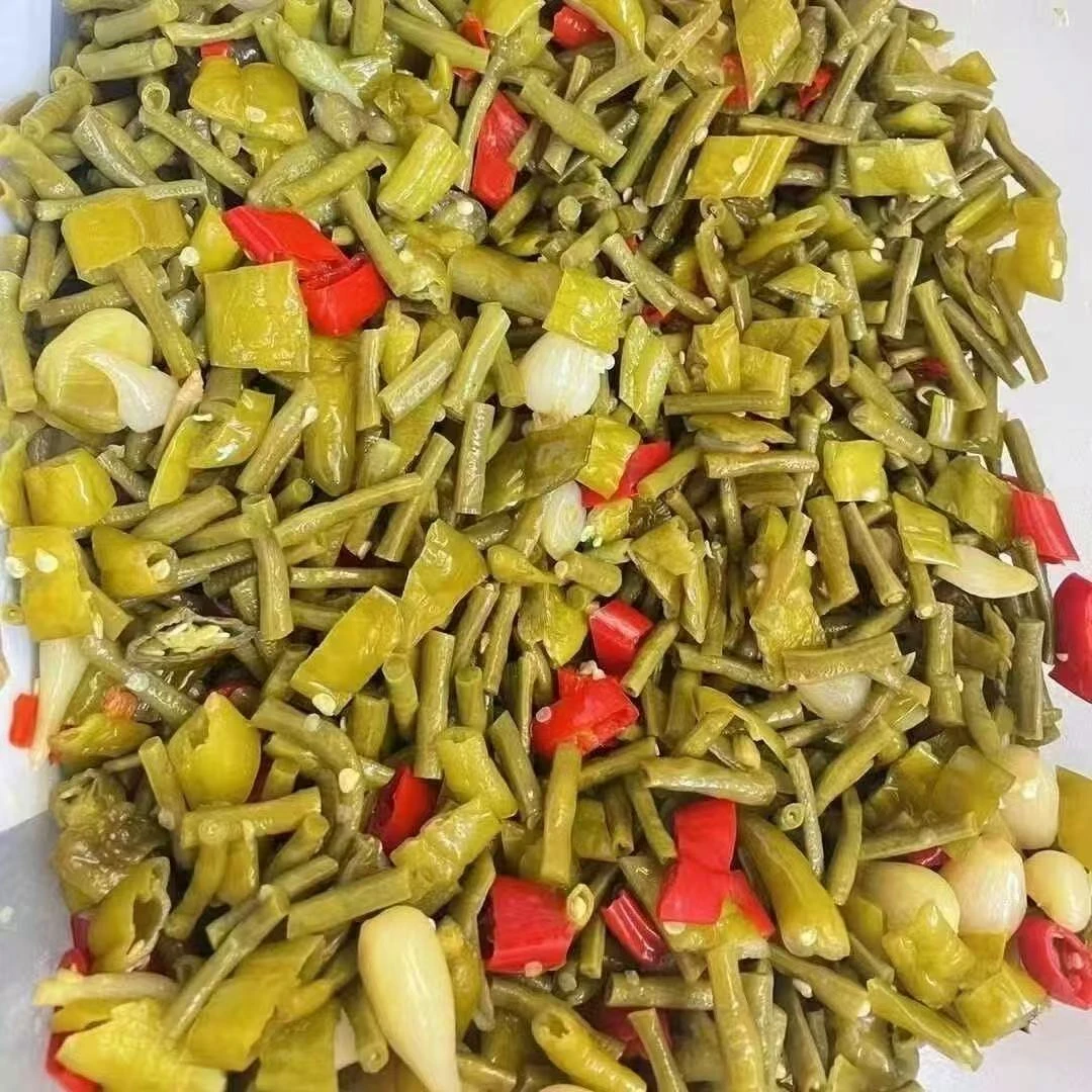 湖北黄冈罗田特产酸豆角农家香辣脆嫩下饭菜咸菜豇豆