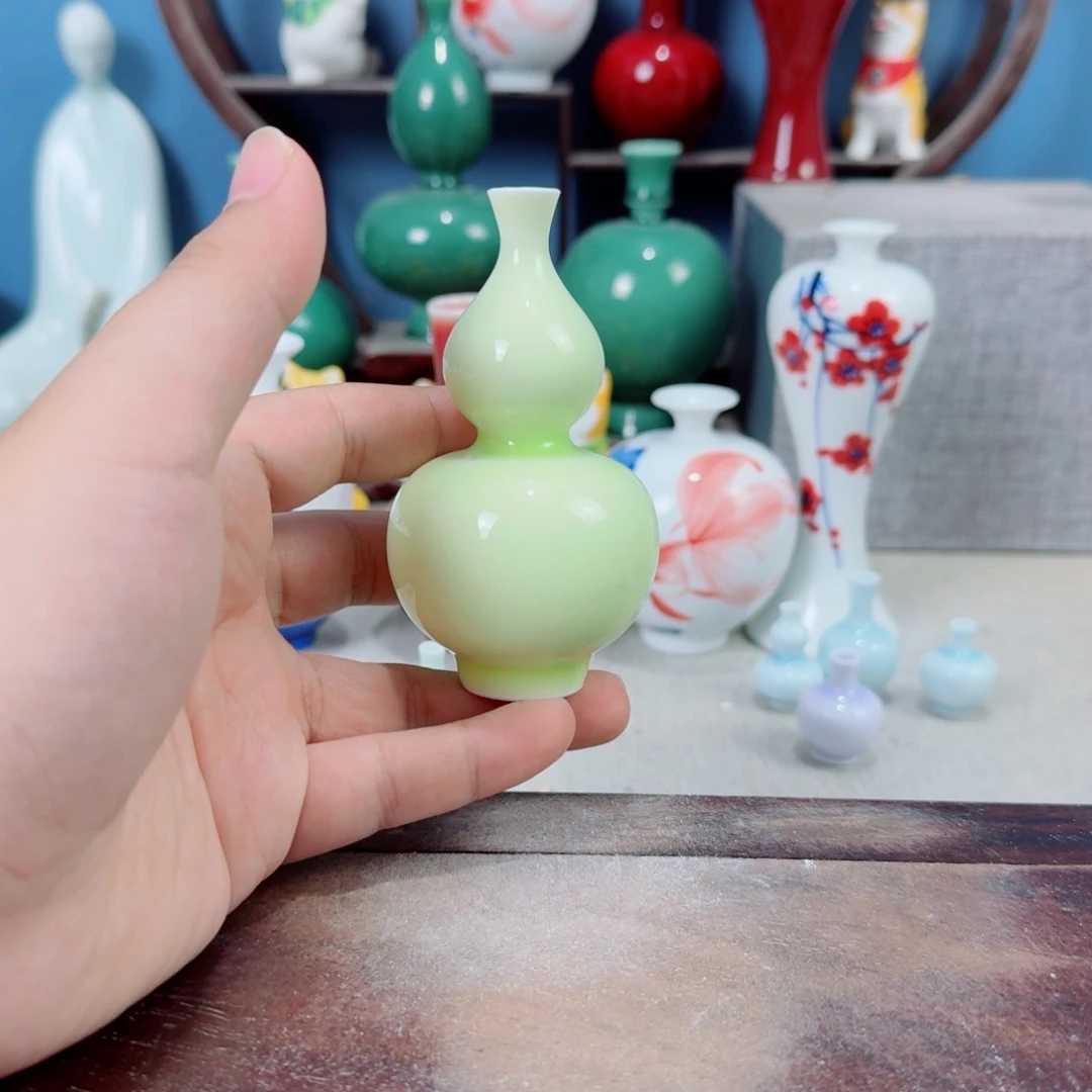 陶瓷手工小花器摆件