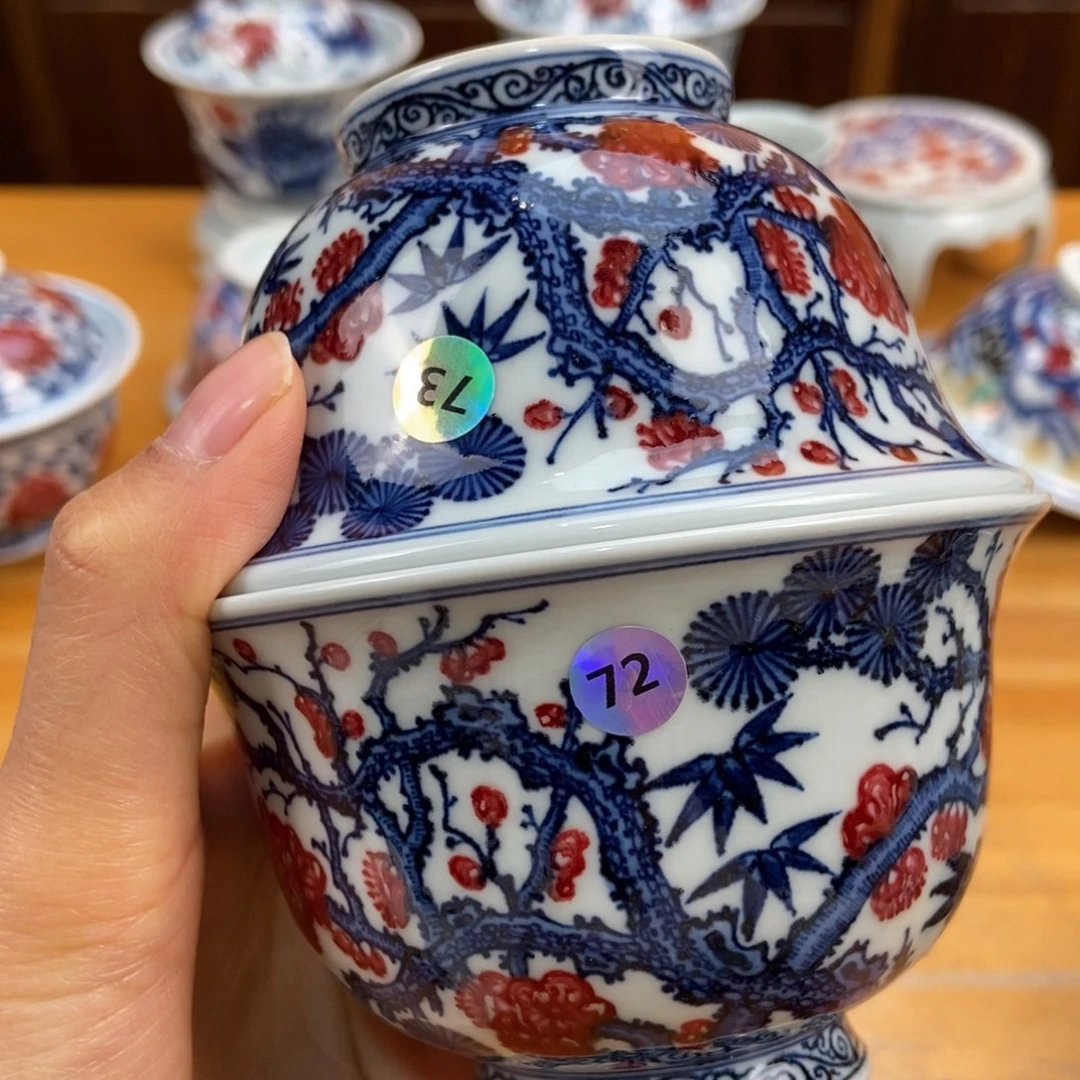 手绘现代茶具非古董L****9