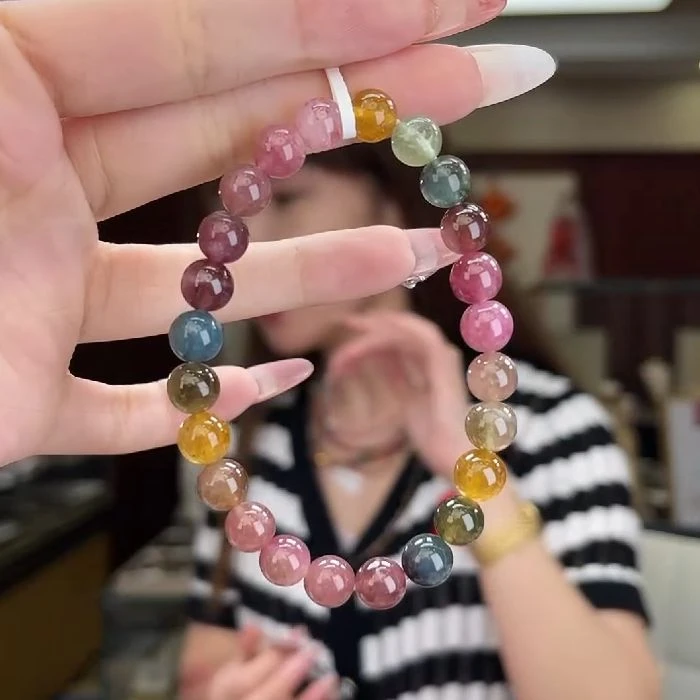 04462736/未镶嵌碧玺8mm+单圈多样性发货