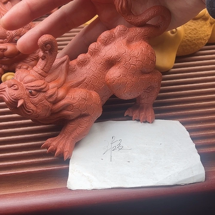 山***属紫砂茶宠紫砂貔貅微瑕