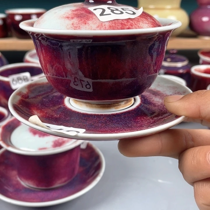 瓷片纯手工制作……微微瑕