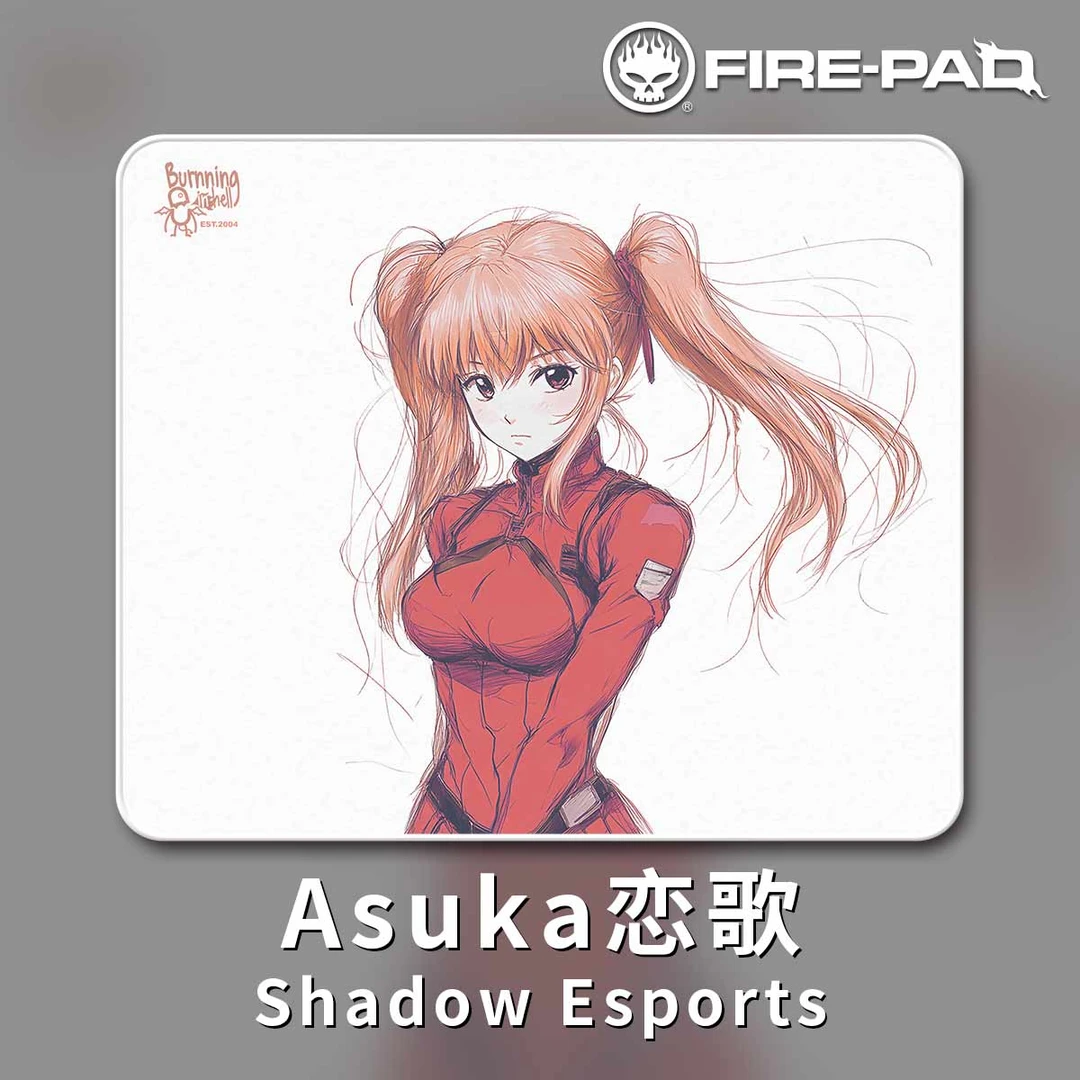 地狱火Asuka恋歌鼠标垫类99布Fire-Pad聚氨酯韩国星闪poron明日香
