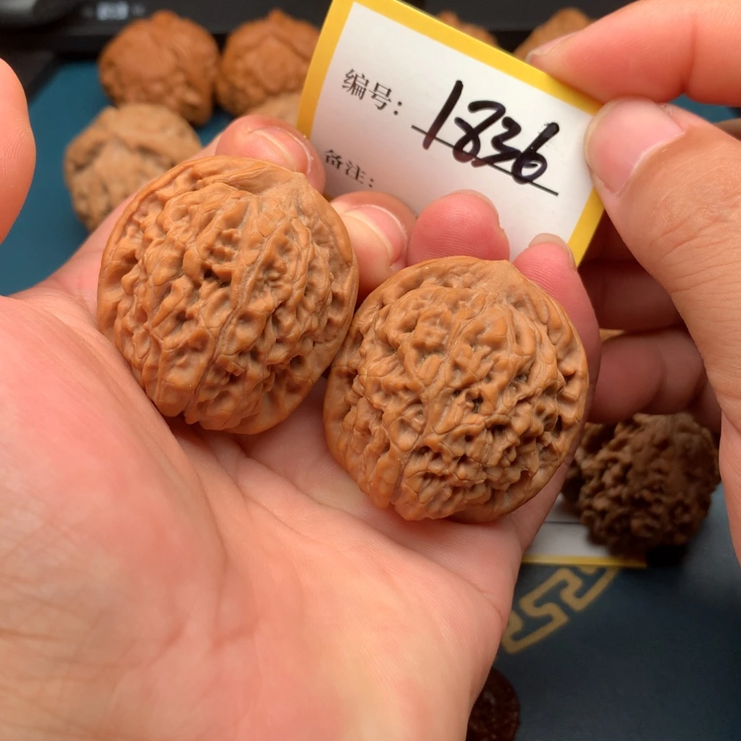 把件文玩核桃38全品莲花1836