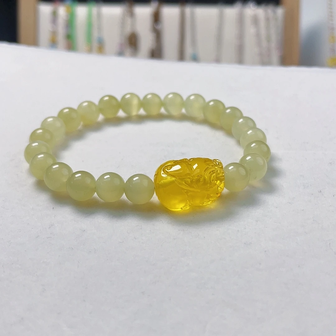 蜜蜡未镶嵌裸石蜜蜡手串