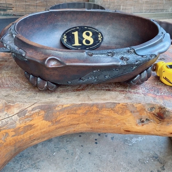 清***w杨冬益紫砂花盆56788